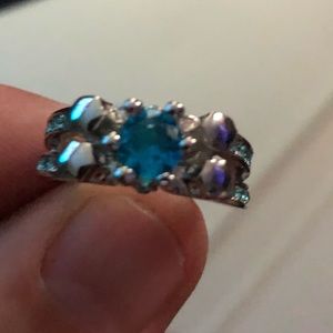 Blue Tanzanite ring